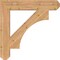 Ekena Millwork Westlake Craftsman Smooth Bracket, Western Red Cedar, 5 1/2"W x 34"D x 34"H BKT06X34X34WTL04SWR - alternate 3